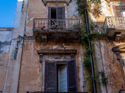  e piccioni che entrano ed escono dalle finestre spalancate